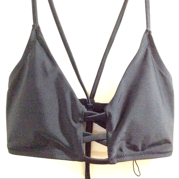 NWT Relleciga bikini top with adjustable ties - Picture 2 of 9